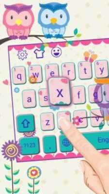 Play Cute Kawaii Owl Keyboard Theme Play Cute Kawaii Owl Keyboard Theme