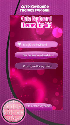 Play APK Cute Keyboard Themes for Girl  and enjoy Cute Keyboard Themes for Girl with UptoPlay com.cmm.cutekeyboardthemesforgirls