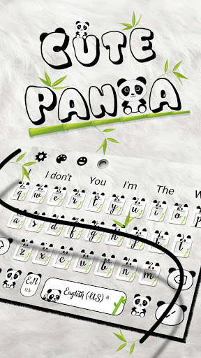 Play Cute Panda Keyboard 