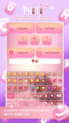 Play Cute Photo Keyboard Themes 