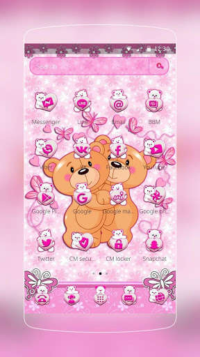 Play APK Cute Teddy Bear Theme  and enjoy Cute Teddy Bear Theme with UptoPlay bear.cute.cartoon.thema
