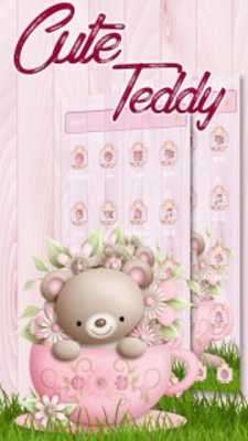 Play Cute Teddy Pink Theme 