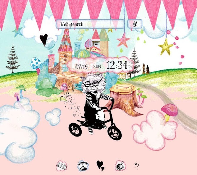 Play APK Cute Theme-Cat in Wonderland-  and enjoy Cute Theme-Cat in Wonderland- with UptoPlay jp.co.a_tm.android.plus_cat_in_wonderland