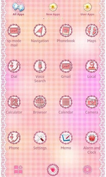 Play APK Cute Theme Glittery Romance  and enjoy Cute Theme Glittery Romance with UptoPlay jp.co.a_tm.android.plus_princess_heart