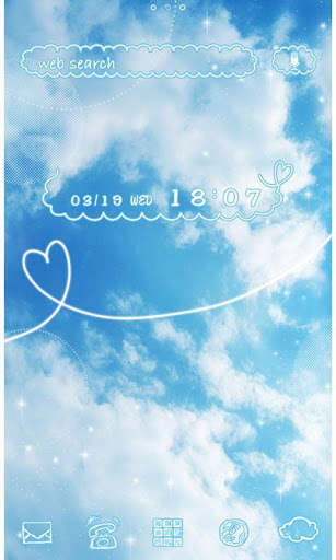 Play APK Cute Theme-Sky Above-  and enjoy Cute Theme-Sky Above- with UptoPlay jp.co.a_tm.android.plus_sky_above