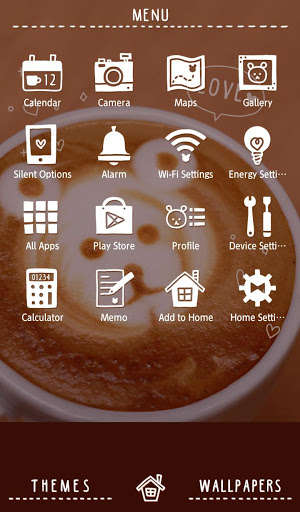 Play APK Cute Wallpaper Bear Coffee  and enjoy Cute Wallpaper Bear Coffee with UptoPlay jp.co.a_tm.android.plus_kumano_cafeole
