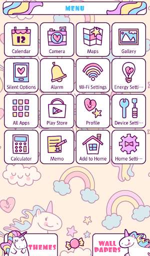 Play APK Cute Wallpaper Endearing UnicornsTheme  and enjoy Cute Wallpaper Endearing UnicornsTheme with UptoPlay jp.co.a_tm.android.plus_sweet_unicorn
