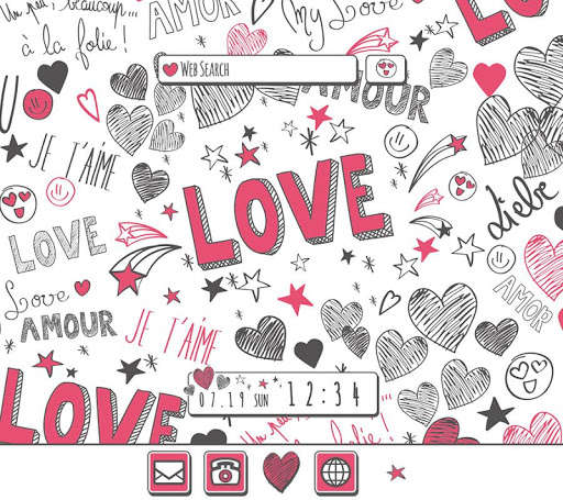 Play Cute Wallpaper Hearts & Love Theme  and enjoy Cute Wallpaper Hearts & Love Theme with UptoPlay