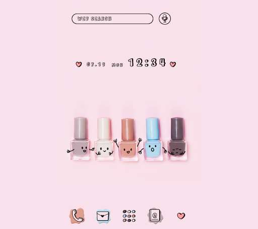 Play APK Cute Wallpaper Nail Polish Friends Theme  and enjoy Cute Wallpaper Nail Polish Friends Theme with UptoPlay jp.co.a_tm.android.plus_nailpolish_friends