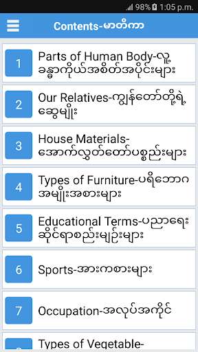 Play APK Daily Words English to Myanmar  and enjoy Daily Words English to Myanmar with UptoPlay com.wordbookmyan.Myanmar