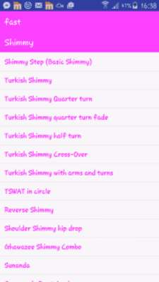 Play Dance Moves List 