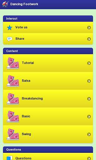 Play APK Dancing Footwork  and enjoy Dancing Footwork with UptoPlay com.sportsapps.dancing.footwork