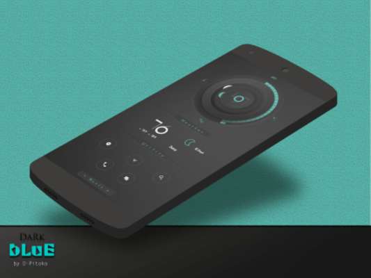 Play DaRk bLuE for Zooper Widget 