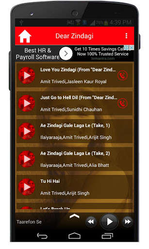 Play APK Dear Zindagi Movie Songs  and enjoy Dear Zindagi Movie Songs with UptoPlay com.sonymusic.dear_zindagi_movie_songs