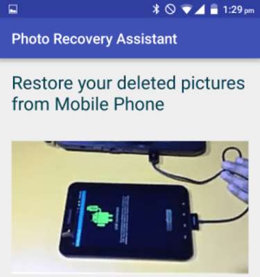 Play Deleted Photos Recovery Help 
