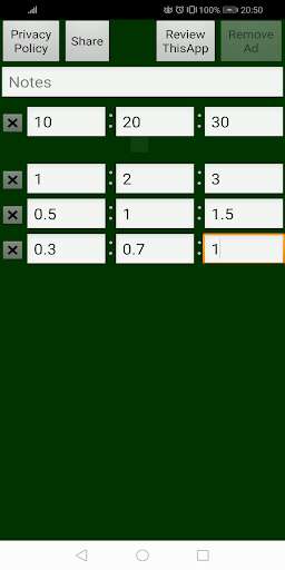 Play Designated ratio calculator 