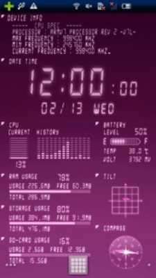 Play DeviceInfoEx Live WallPaper 