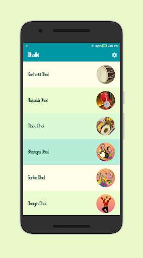 Play APK Dholki - Bhangra Kashmiri Rajwadi Matki  and enjoy Dholki - Bhangra Kashmiri Rajwadi Matki with UptoPlay com.elitesapp.indian_dhol.bhangra_kashmiri_marwadi_naagin_dance