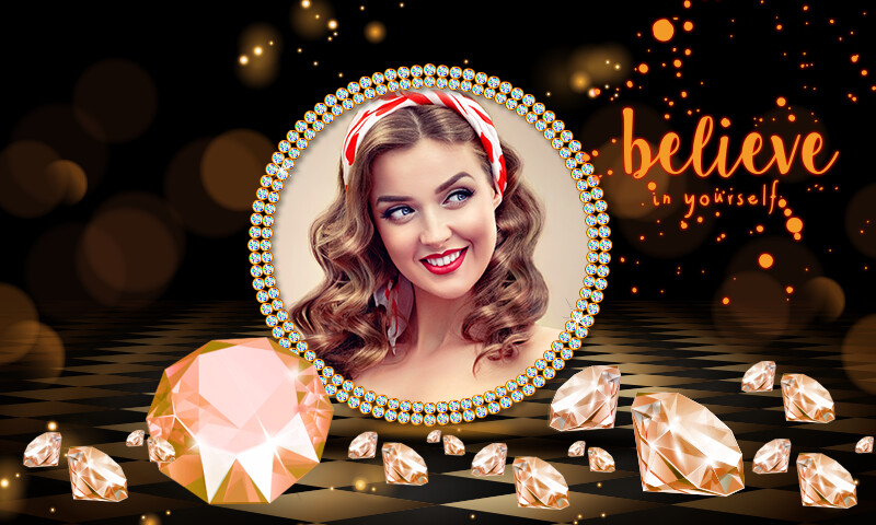 Play APK Diamond Photo Frames  and enjoy Diamond Photo Frames with UptoPlay com.DiamondPhotoFramesmmhd