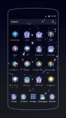 Play Diamond Star. Theme for CM Launcher 