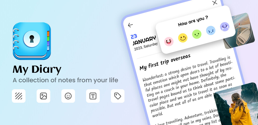Play APK Diary with lock  and enjoy Diary with lock with UptoPlay eflair.diaryjournaltodo