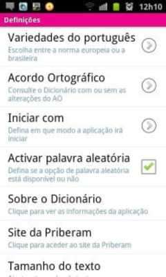 Play Dicionário Priberam 