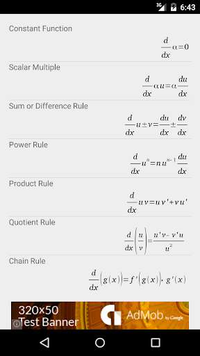 Play APK Differential Calculus QNotes  and enjoy Differential Calculus QNotes with UptoPlay com.tutorillinois.android.differentialcalculusquicknotes