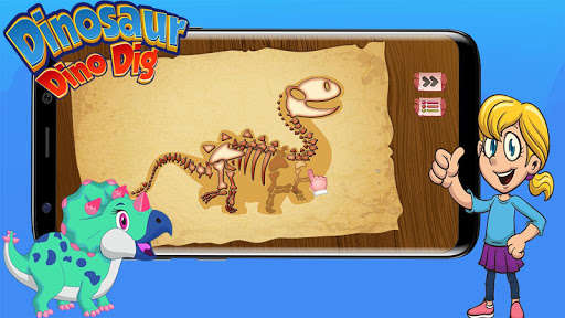 Play APK Digging Games - Find Dinosaurs Bones FREE  and enjoy Digging Games - Find Dinosaurs Bones FREE with UptoPlay com.piscava.Dinosaurs.Park.Games.Kids
