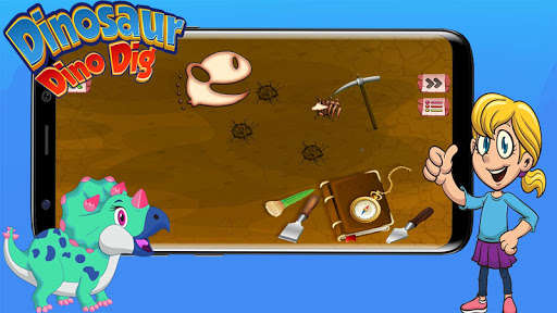 Play APK Digging Games - Find Dinosaurs Bones FREE  and enjoy Digging Games - Find Dinosaurs Bones FREE with UptoPlay com.piscava.Dinosaurs.Park.Games.Kids