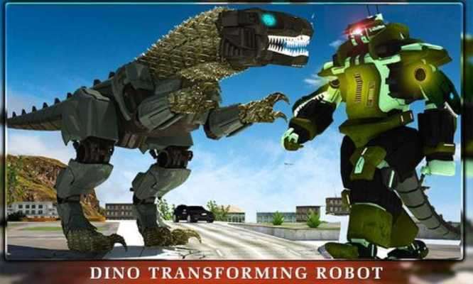 Play Dino Robot Transformation 