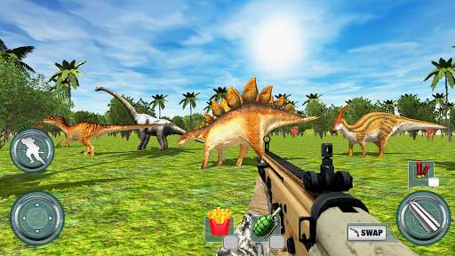 Play APK Dinosaur Hunter 2018 Free  and enjoy Dinosaur Hunter 2018 Free with UptoPlay com.mentors.survival.island.dino.hunter.free