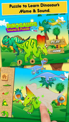 Play APK Dinosaur sound puzzles preschool educational  and enjoy Dinosaur sound puzzles preschool educational with UptoPlay com.tainapps.dinosaursoundpuzzle