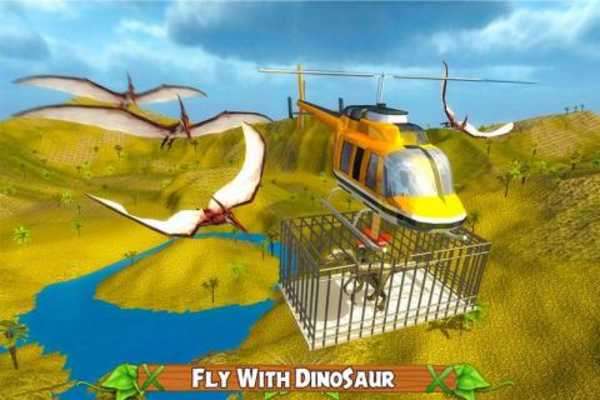 Play Dinosaur Transport Heli Rescue 