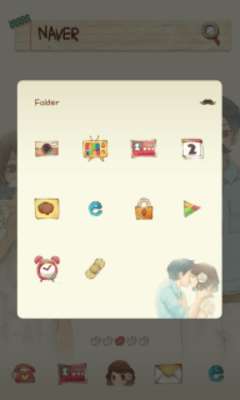 Play dodol love launcher theme 