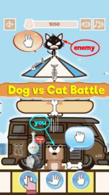 Play Dog vs Cat RPS Battle Play Dog vs Cat RPS Battle