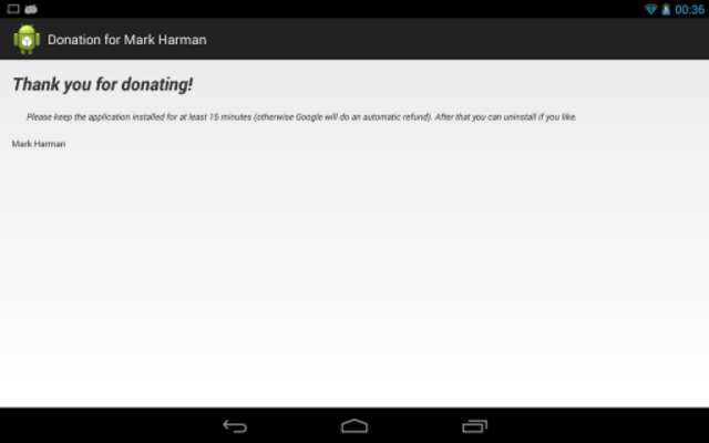 Play Donation for Mark Harman 