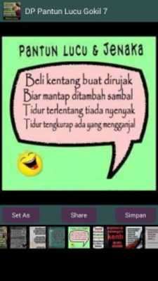 Play DP Pantun Lucu Gokil 