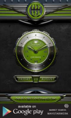 Play dragon digital clock olive 