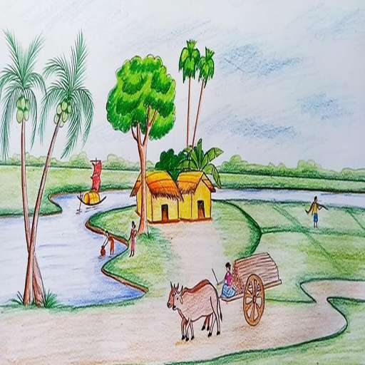 Play APK Drawing scenery  and enjoy Drawing scenery with UptoPlay com.iwanrewok.Drawingscenery