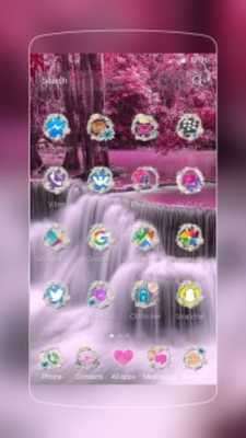 Play Dream Waterfall. Theme for CM Launcher 