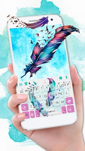 Play APK Dreamy Feathers Keyboard Theme  and enjoy Dreamy Feathers Keyboard Theme with UptoPlay com.ikeyboard.theme.dreamy_feathers