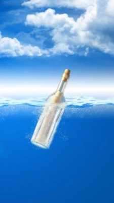Play drift bottle live wallpaper Play drift bottle live wallpaper
