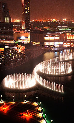 Play Dubai Fountain Live Wallpaper 