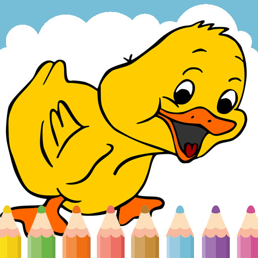 Play Duck Coloring Book 