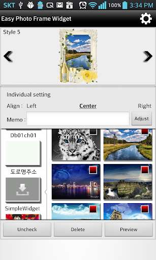 Play APK Easy Photo Frame Widget  and enjoy Easy Photo Frame Widget with UptoPlay jangsp.PhotoFrameWidgetR