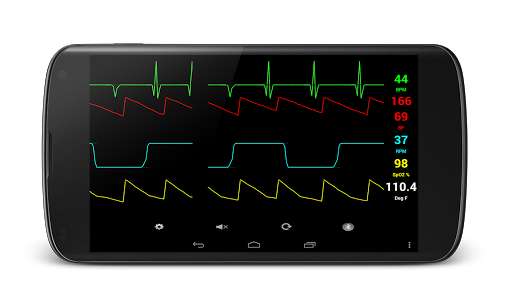 Play APK EKG Simulator  and enjoy EKG Simulator with UptoPlay com.SynDaverLabs.SynDaver_EKG_Simulator
