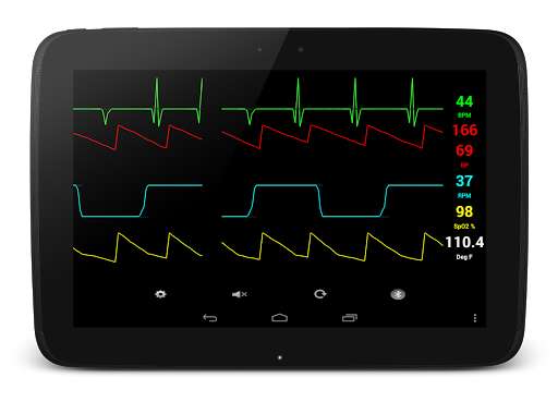Play APK EKG Simulator  and enjoy EKG Simulator with UptoPlay com.SynDaverLabs.SynDaver_EKG_Simulator