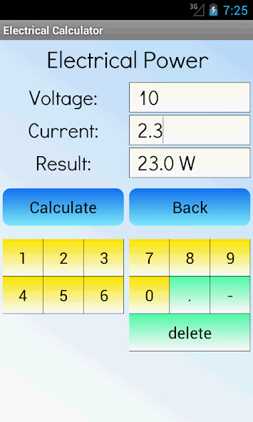 Play APK Electrical Calculator  and enjoy Electrical Calculator with UptoPlay org.android.studio.vivek.cherala.calculatorelectrical