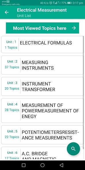 Play APK Electrical Measurement  and enjoy Electrical Measurement with UptoPlay com.faadooengineers.free_electricalmeasurementsandmeasuringinstruments