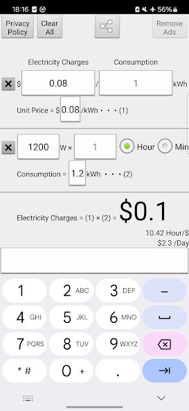 Play Electricity calculator 